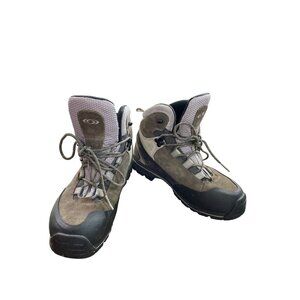 Salomon GoreTex Contagrip Womens brown black Hiking Boots shoes Size 6 SKU 8707